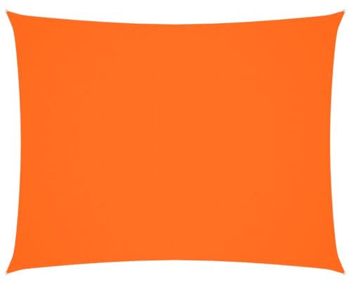 vidaXL Toldo de Vela Rectangular de Tela Oxford Naranja 2x3 m