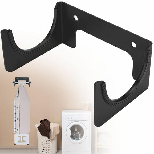 VANROUG Soporte de pared para tabla de planchar, colgador de tabla de planchar, soporte para tabla de planchar, gancho de pared para colgar tu tabla de planchar