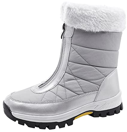 cfpqv Stivaletti invernali da donna impermeabili, stivali da neve, stivali invernali, imbottiti, caldi, stivali da donna, stivali da passeggio, stivali da escursionismo, stivali da trekking, stivali