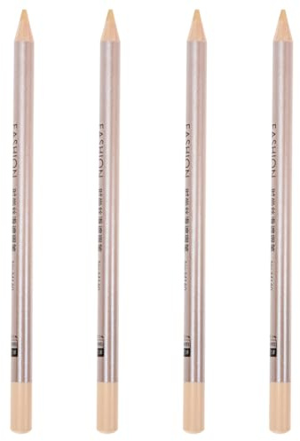 VINTORKY Lot De 4 Stylos Correcteurs Imperméables 2 Naturel Taille Standard En Bois Pour Visage Taches Et Ombres Usage Quotidien Voyage