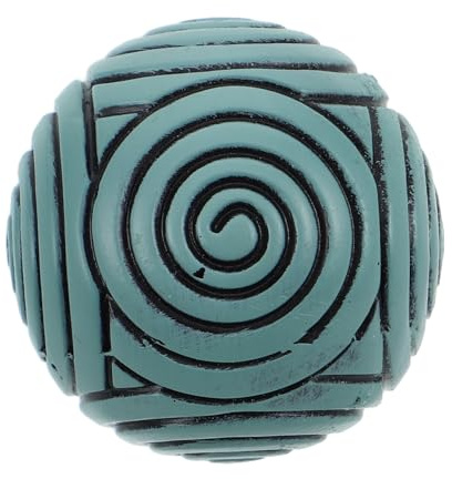 Alipis Decorative Zen Garden Sand Tray Accessory Resin Sphere with Spiral Texture for Meditation and Yoga Enthusiasts Japanese Miniature Sand Sensory Balls for Calming Desk Decor and