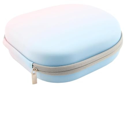 Wellrun Large Headphone Carrying Case,Universal Hard Shell Headset Storage Pouch,Portable Travel Bag for Over-Ear Headphones,Cable and Accessory Organisation(Colorful)