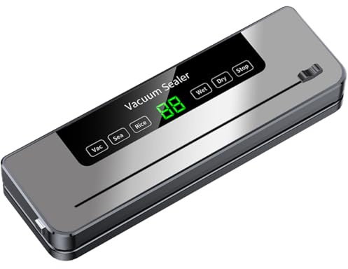Zanthicia Vacuum machine, vacuum sealing with machine digital display screen, for preserving and humid with 10 pockets