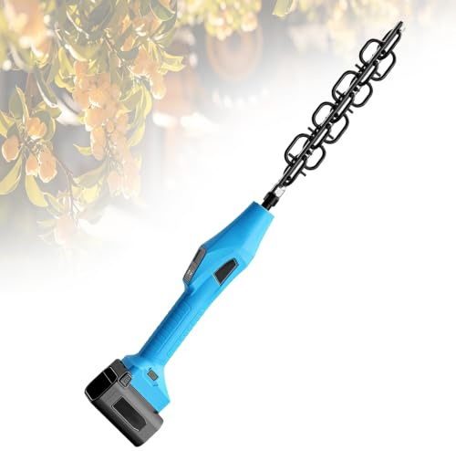 Diluente elettrico per fiori, senza fili, per alberi, 2 batterie, 4 velocità regolabili, rotazione bidirezionale per la cura di mele, pesche, ciliegie