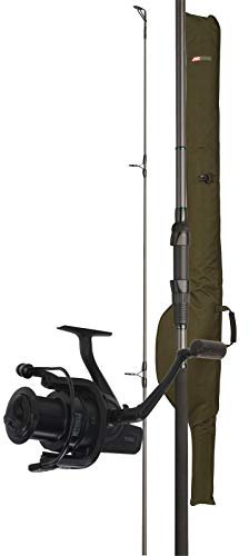 JRC Cocoon 2G Karpfenrute, Rolle und Schnur Combo mit Hülse, Dunkelgrün, 3,6 m