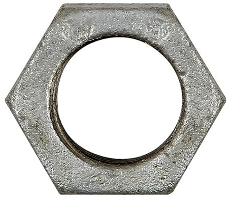 Contratuerca 310, IG, Rp 1 1/2, temperatura de funcionamiento de -20 °C hasta 300 °C, fundición maleable negra, galvanizado al fuego, DIN EN 10242