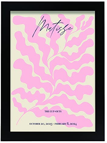 Nacnic Dekorative Künstlerfolie mit Illustration von Matisse, 5 Größen, A4, Dekoration für Zuhause, Wohnzimmer, Zimmer, Arbeitszimmer.