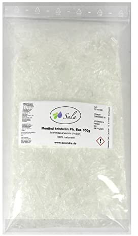 Sala Menthol kristallin Mentholkristalle Ph. Eur. (500 g Beutel)