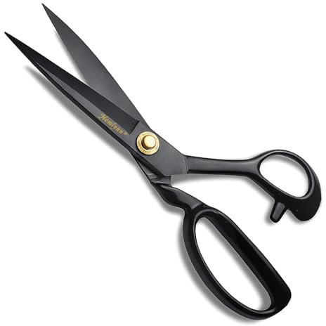 Stoffschere 9 Zoll (24 cm) – Schneider-Nähschere zum Schneiden von Stoff, Kleidung, Leder, Rohstoffen (Rechtshänder)