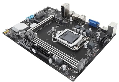 Computer Motherboard, Dual Channel DDR3 B75M K Desktop Motherboard with M.2 Slot, Gigabit Network Card, PC Motherboard for LGA1155 CPU