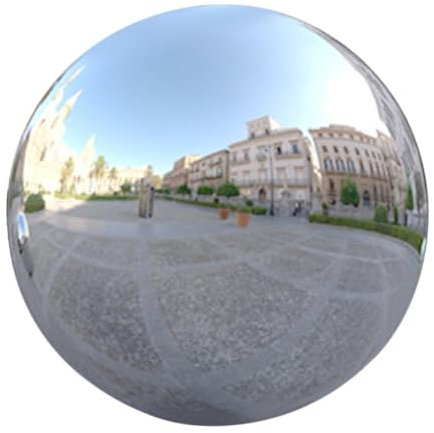 Levemolo Shiny Polished Garden Gazing Ball Reflective Globe Ornament for Outdoor Decor Stainless Steel Sphere for Lawn and Home Decoration