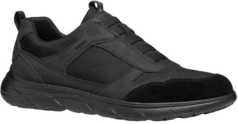 Geox U Portello B, Scarpe da Ginnastica Uomo, Black, 44 EU