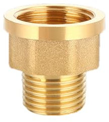 XSDSM Adapter Brass Reducer G3/4 Internal Thread to G1/2 External Thread Octagonal Reducing Fittings for Pipe Conversion Connection