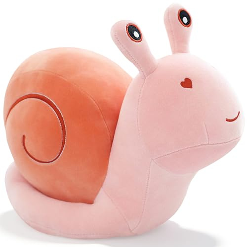 OZXVXZO Lumaca Peluche Cuscino a forma di lumaca gialla,Animali di Soffice Peluche,Giocattolo Kawaii Giallo Bambola Peluche Regalo di Compleanno per Ragazzi e Ragazze-B