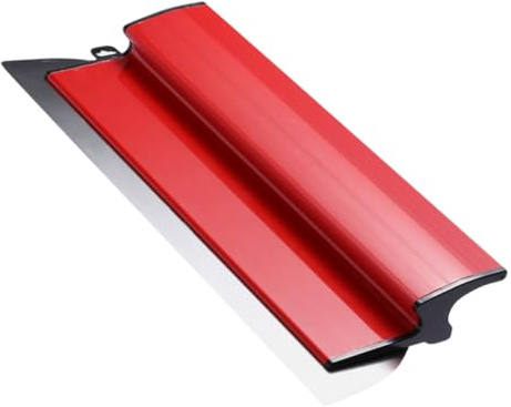 WOONEKY Llana de Acabado para Paneles de Yeso y Drywall de 40 Cm, Herramienta Portátil de Acero Inoxidable y Abs, Fácil de Usar y Almacenar para Uso Hogar