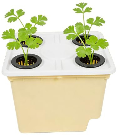 Hydrokultur Pflanzgefäß Für Pflanzenwachstum | Gartenbedarf Zur Erdfreien Kultivierung Und Anbau | Indoor Hydrokultur Pflanzer | Für Fensterbank Innen Außen Balkon Gewächshaus Tomaten Gurken