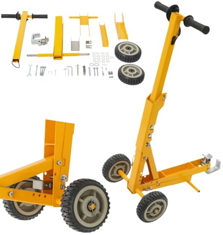 Rasentraktor Heber, Rasentraktor Zubehör, Hebevorrichtung bis 363 kg, Heber Reinigungshilfe Rasenmäher Lifter für Mäher-Traktor