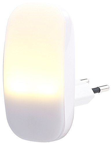 Lunartec Nacht Lampe: Kompaktes LED-Steckdosen-Nachtlicht, Dämmerungssensor, 1 lm, 0,25 Watt (Nachtlampen, Nachtlicht Lumen, Baby)
