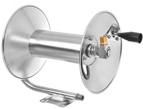 Avvolgitubo ad alta pressione in acciaio inox, 350 bar, per tubo da 15 m, per idropulitrice Kärcher HD HDS