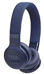 JBL LIVE 400 BT kabellose On-Ear Kopfhörer - Blau – Bluetooth Ohrhörer mit bis zu 24 Stunden Laufzeit und Alexa-Integration – Musik hören und telefonieren unterwegs