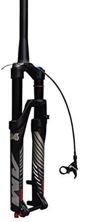 HIOD Forcella da Bicicletta MTB Bicicletta Tubo Affusolato Smorzamento della Regolazione del Rimbalzo Sospensione Pompa D'urto Forchette Mountain Bike Telecomando/Spalla Controllo Forchetta,B,26-inch