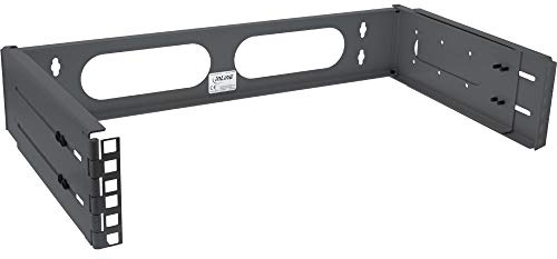 InLine® 19 Rack zur Wandmontage, 2HE, 24-40cm Tiefe, schwarz