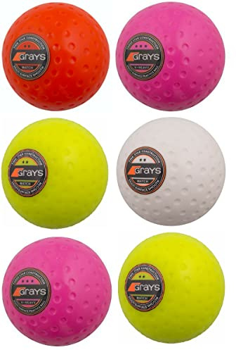 PROSTYLE SPORTS Grays Match Hockey Ball (Box of 6 Balls) (Assorted)