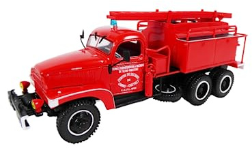 OPO 10 - Feuerwehrauto 1:43 GMC 6x6 Panzer Froger Grand Quevilly - PB138