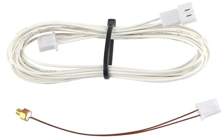 BCZAMD CR10 S MINI S4 3D-Druck Upgraded M3 Screw Stud Thermodraht - 9cm Thermistor 100K NTC 3950 Temperatursensor für J-Kopf Hotend: Heizpatrone Zubehör mit 120cm Verlängerungskabel 1pcs