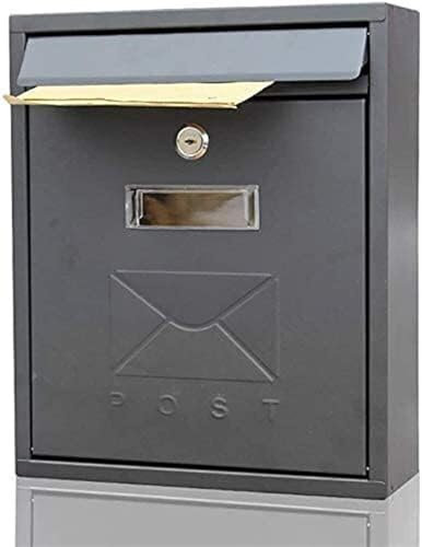 Briefkasten, Briefkasten Briefkasten Außenwandbriefkasten Europäischer einfacher Briefkasten Firma Vorschlagskasten Einheit Empfohlener Aufbewahrungskasten Kleiner Posteingang Briefkasten