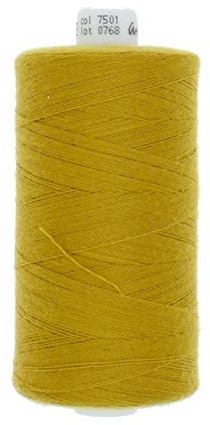 1000 Meter Polyester Nähgarn Knopflochgarn Ziergarn Jeansgarn Stärke 30 Ariadna TALIA (7501 - jeansgold)