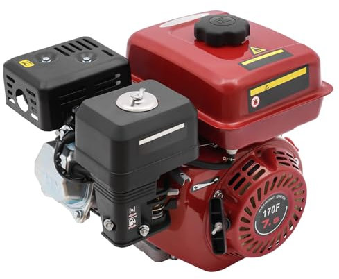 biniliubi 170F 4-Stroke Petrol Engine Gas Engine Gas Powered 4 Stroke Gasoline Engine Gas Powered Engine Suitable For Water Pumps Vibrators Generators Dosing Machines Lawnmowers Air Compressors