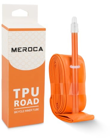 TINGSING TPU-Schlauch 700C, kompatibel mit 700 x 23/25/28/30/32/35/40/45/50c, 45/65/80/85 mm Presta-Ventil, ultraleichte Rennrad-Innenschläuche, Fahrradreifen für alle Straßen und Schotter