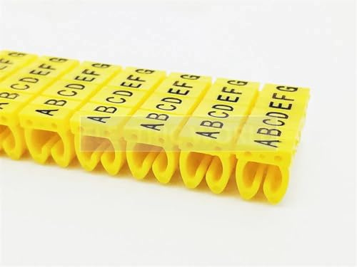 Repere fil electrique Marqueur de câble étiquette de fil EC-0 EC-1 1000 pièces, numéro de marque 0 à 9, gestion des câbles, isolation de fil coloré, manchons d'organisation de fil en PVC(M-0-390pcs-A-