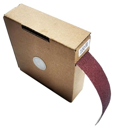 Rouleau De Toile Émeri Papier Verre Abrasif Rouleaux Grain 80/100/120/150/240/180/400/600 Avec Distributeur Emballé Individuellement Pour Le Travail Du Bois