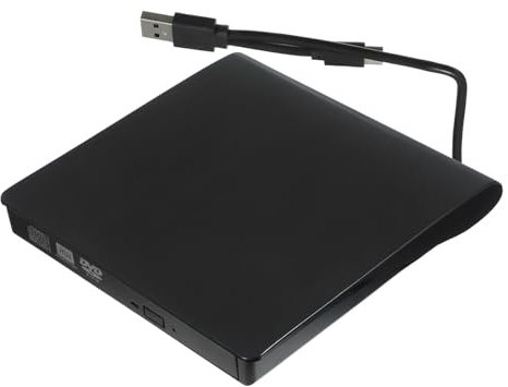 jojofuny Type-c Dual Interface External Optical Drive Cd Dvd Player Fast Transmission and Stable Playback