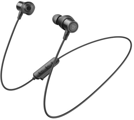 SoundPEATS Q40 HD Neckband Bluetooth Headphones, Hi-Res Audio Wireless Earphones with LDAC, 20H Playtime, IP67 Waterproof, AI Call Noise Cancelling, Magnetic Earbuds for Sports, Work, Travel