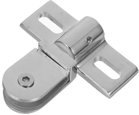 Operitacx Bisagras Pivotantes de Acero Inoxidable para Puertas de Ducha Herrajes Resistentes y Mecanismo de Apertura Bidireccional Instalación Estable con Pivotes Superior Inferior para
