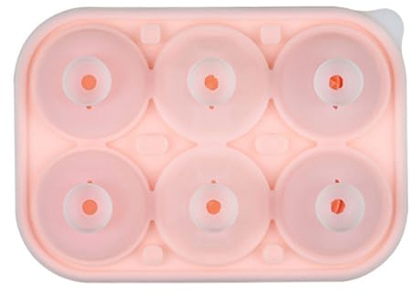 Stampo per ghiaccio in silicone di alta qualità, con scomparti separati, a forma di rosa, per baristi professionali, lavabili in lavastoviglie, contenitori per cubetti di ghiaccio