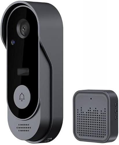 Yunrui Knockeric Smart Doorbell Camera Wireless Doorbell with Wide-Angle View, Night Vision for Reliable Home Monitoring