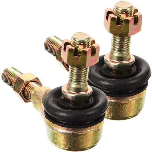 Gatuida Rótula de Dirección M10 para Atv 110-250cc Cabeza de Bola de Hierro Resistente Extremo de Barra de Acoplamiento Ajustable para Quad y Vehículos Todoterreno 1 Par Compatible