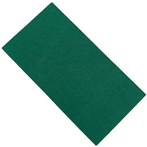Adsamm® / 1 x Selbstklebende Filzgplatte/Grün / 100x200 mm/Rechteckig / 1.5 mm dünne Selbstklebende Möbelgleiter aus Filz