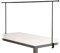 HOME DECO FACTORY THE MO1322 - Barra Decorativa de Mesa regolabile, Colore Nero, 90 x 140 a 250 x 4 cm