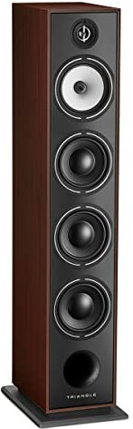 Triangle - Enceinte Colonne Hi-FI BOREA BR09 - Puissance Admissible 170W - Rendement 92 DB/W/m – Haut-parleurs 16 cm – Polyvalente Musique et Home-Cinéma - 206 x 1095 x 314 mm - Noyer (Pièce)