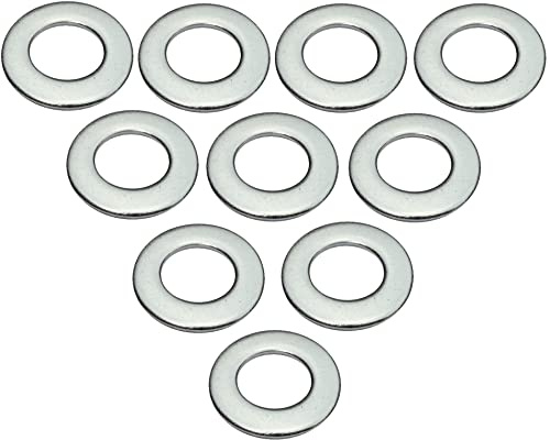 AERZETIX - Lot de 10 Rondelles Plates Universelles M8 Acier Inox A2 - Ø Ext. 15.5mm - Épaisseur 1.5mm - DIN125