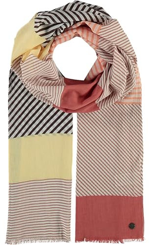 FRAAS Baumwoll-Schal in Colour-Blocking - 180 x 50 cm - 100% Baumwolle - Perfekt für Frühling und Sommer