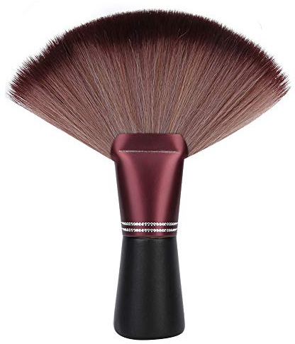 Brosse de Barbier Plumeau de Cou, Plumeau de Cou Forme D'éventail Coiffure Douce Coupe de Cheveux Cheveux Cassés Brosse de Balayage Outil de Balayage de Cou Barbier(Brosse à cheveux déchiquetés)