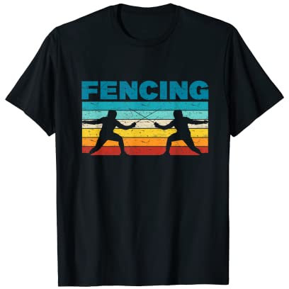 Fencing Fencer épée Sabre Sport T-Shirt