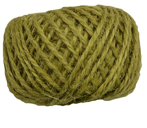 Garten Schnur 30m Natürliche Sackleinen Hessische Jute Twine Cord Hanf Seil String Geschenk Packing Saiten Event Partei liefert (Color : Army Green)