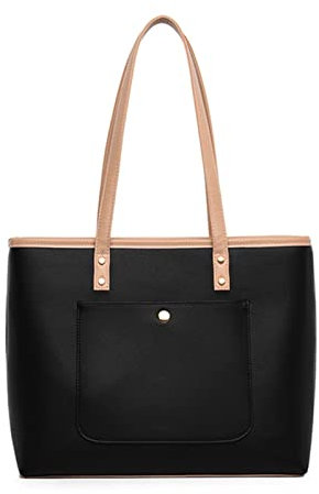 VVHUDA Borsa per laptop da donna borsa a tracolla per netbook custodia per laptop valigetta borsa tote ufficio borse messenger (colore: A, dimensioni: 15,4-15,6 pollici) piccolo regalo, A, 15.4-15.6